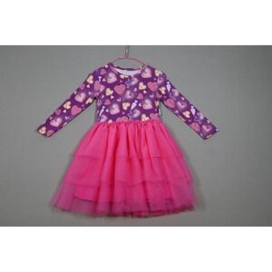 Tiny Threads Cookie Heart Bamboo Tulle Tutu Dress - Size 5/6